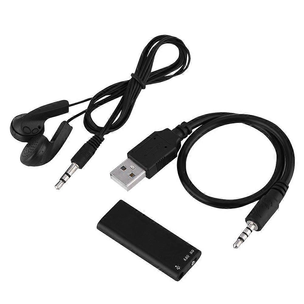 8GB Memory Voice Recorder 192Kbps Noise Cancelling 15-hour Recording Mini Audio Recorder