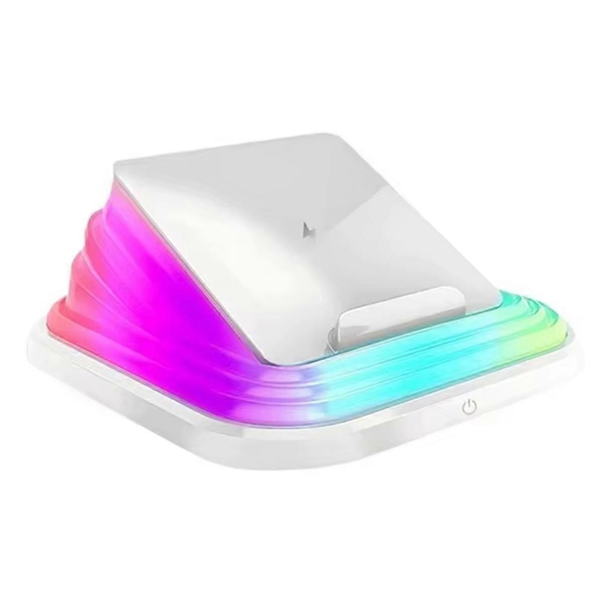 Foldable Wireless Charger with Colorful Touch Night Light