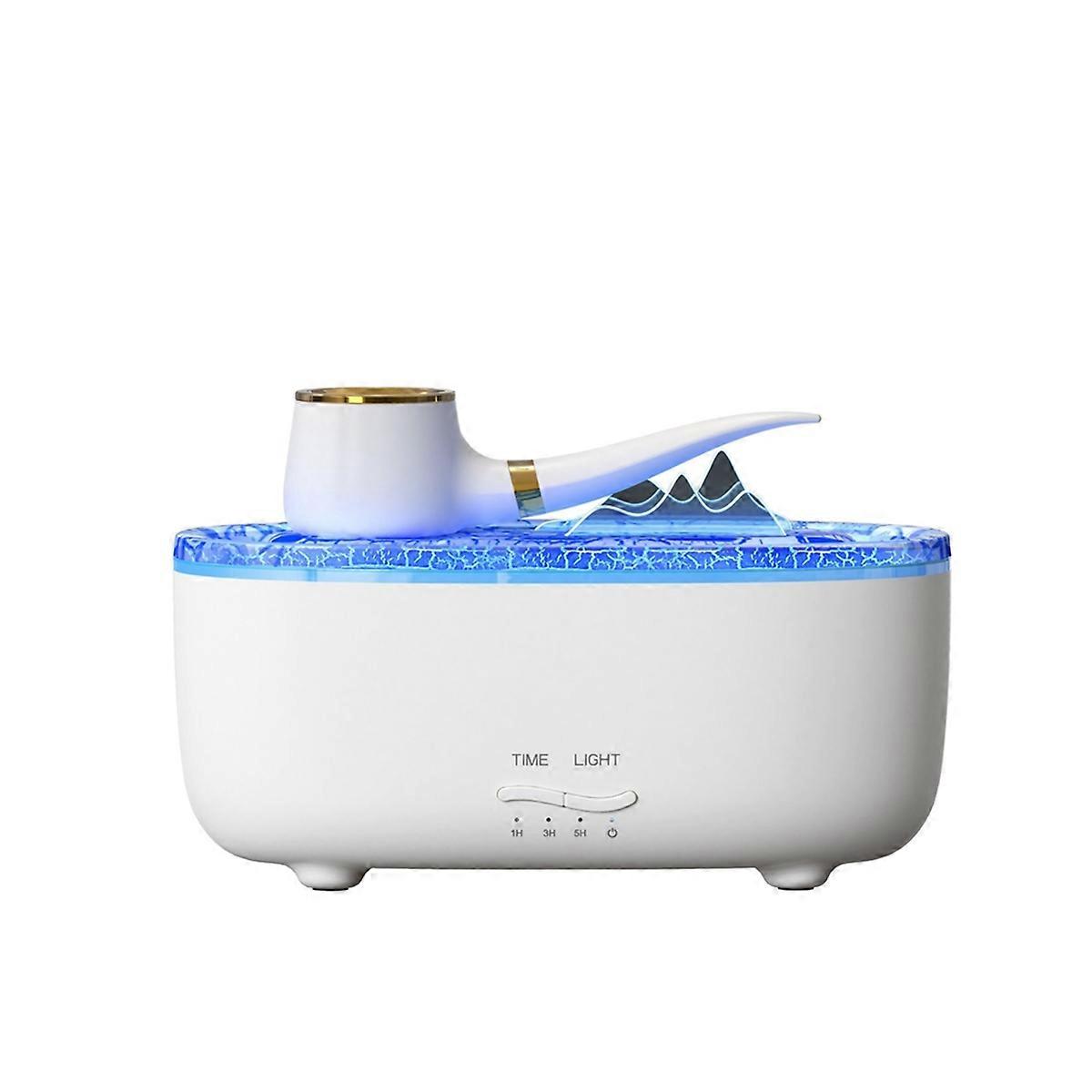 Pipe Essential Oil Diffuser 2 Mist Modes Timer Waterless Auto-Off A