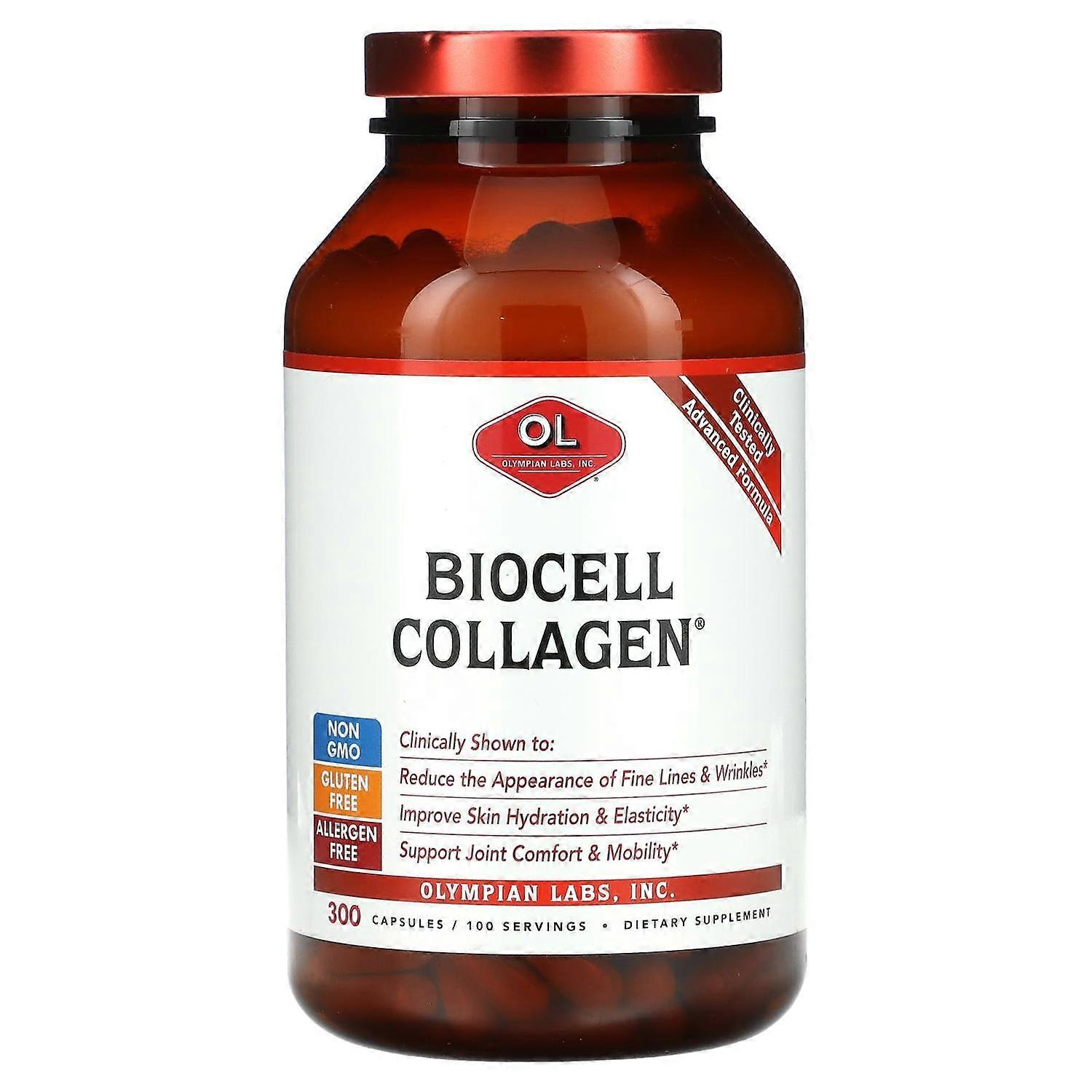 Olympian Labs Inc., BioCell Collagen, 300 Capsules