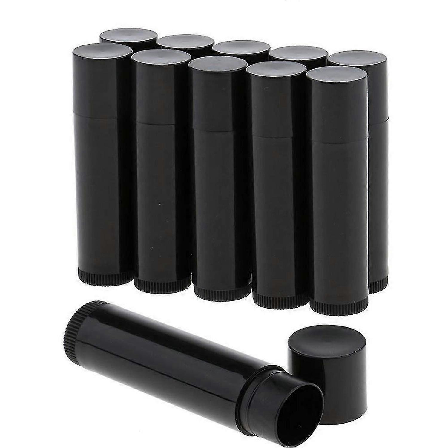 50 Pieces Empty Lip Balm Tubes Containers ,DIY Plastic Lips Balm with Cap