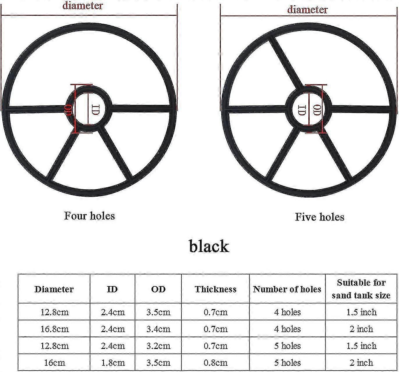 Pool sandfilterventilpackning - 4-5-vägs tätning, 1,5-2 tum