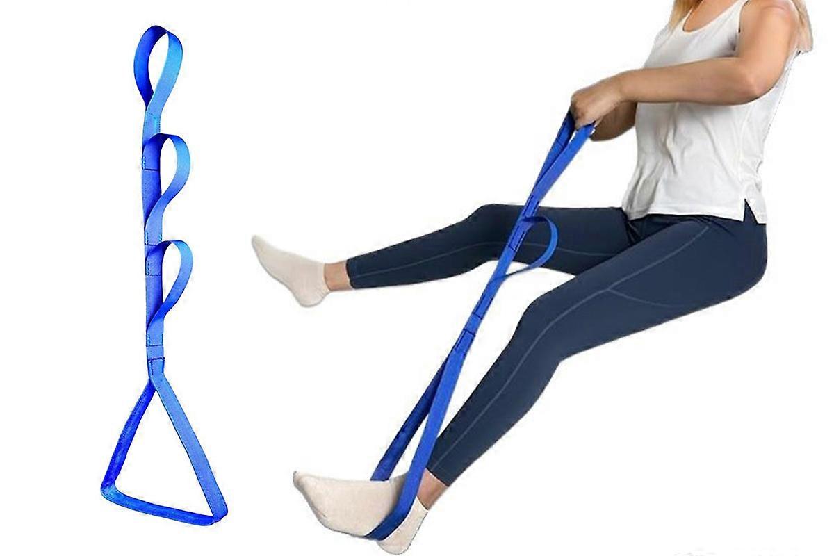 Long Leg Lifter Strap With Multi-loop Handle Leg Assist Device Mobility Aid Tool