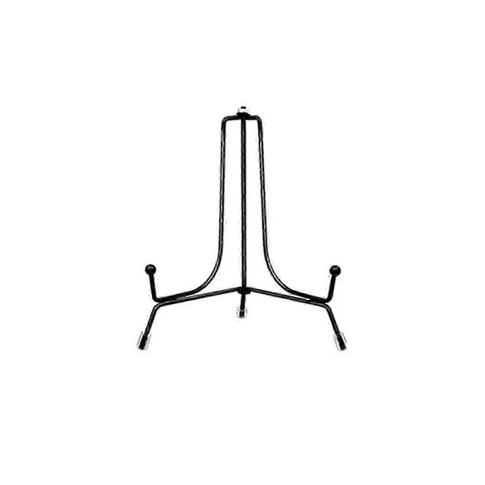 1/3Pcs Plate Stand Metal Picture Frame Holder High Stability Smooth Edge Rustproof Corrosion Resistant Table Top Art Display Stand miao7