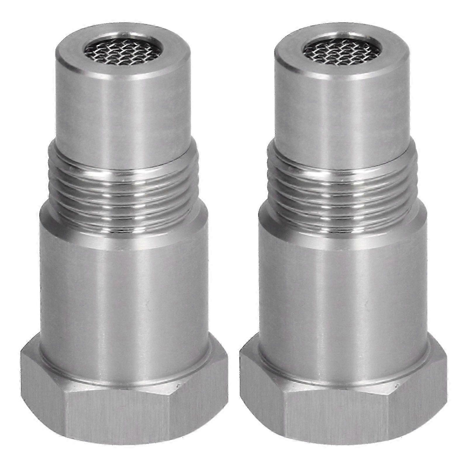2 Stück Sauerstoffsensor-Adapter-Schweißstopf-Motor-Hilfsmittel mit Filter Autoteile M18x1.5