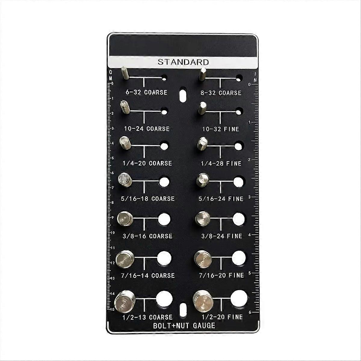 1pcs Thread Checkers,Nut and Bolt Thread Checkers,Bolt Gauge B