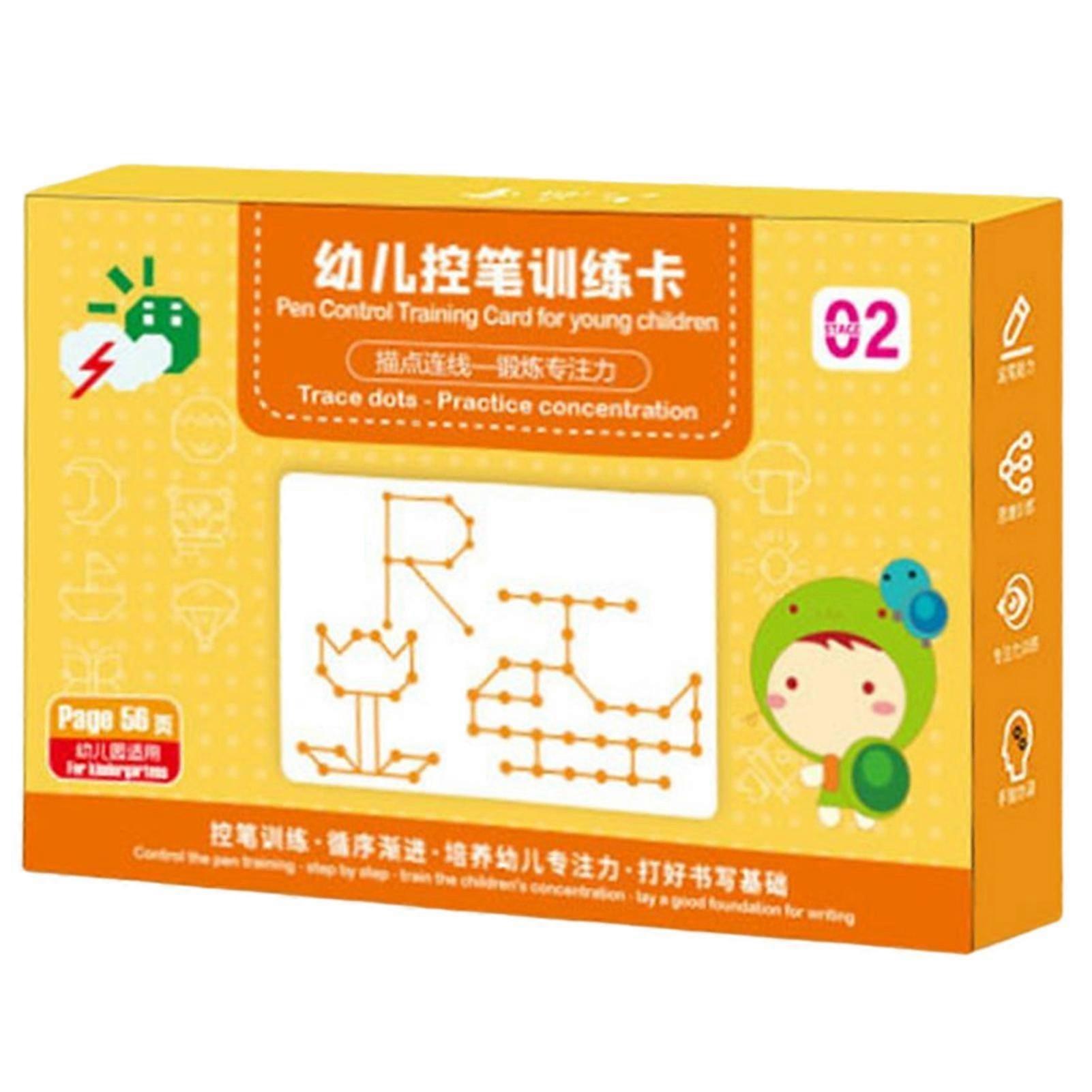 Tracing Workbook Set With Pen Reusable Art/letters Writing Practice Pages Books