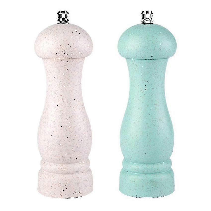 Navulbare zout- en pepermolen van eikenhout, instelbare grofheid