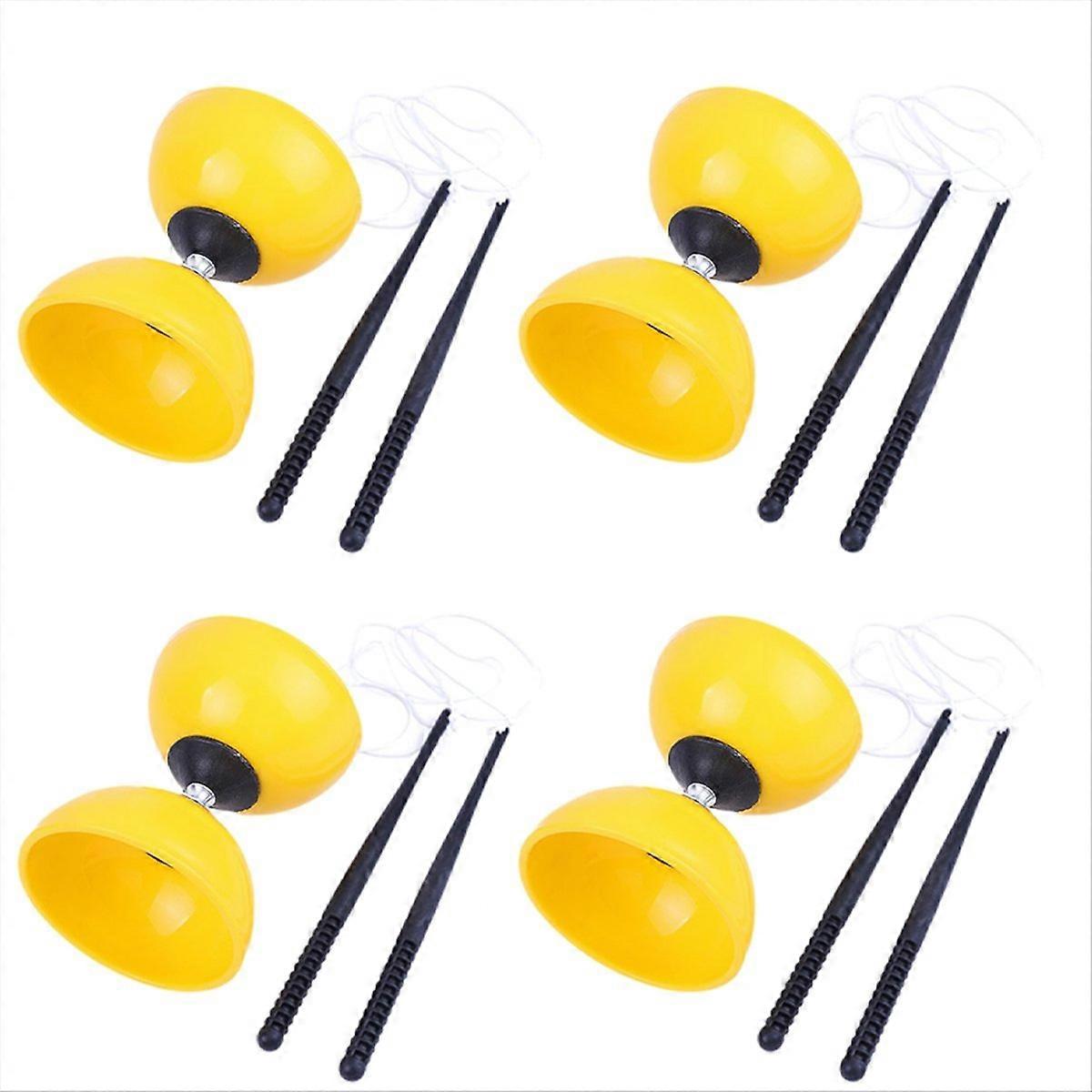Double-Headed Shaking Rod Diabolo Yellow