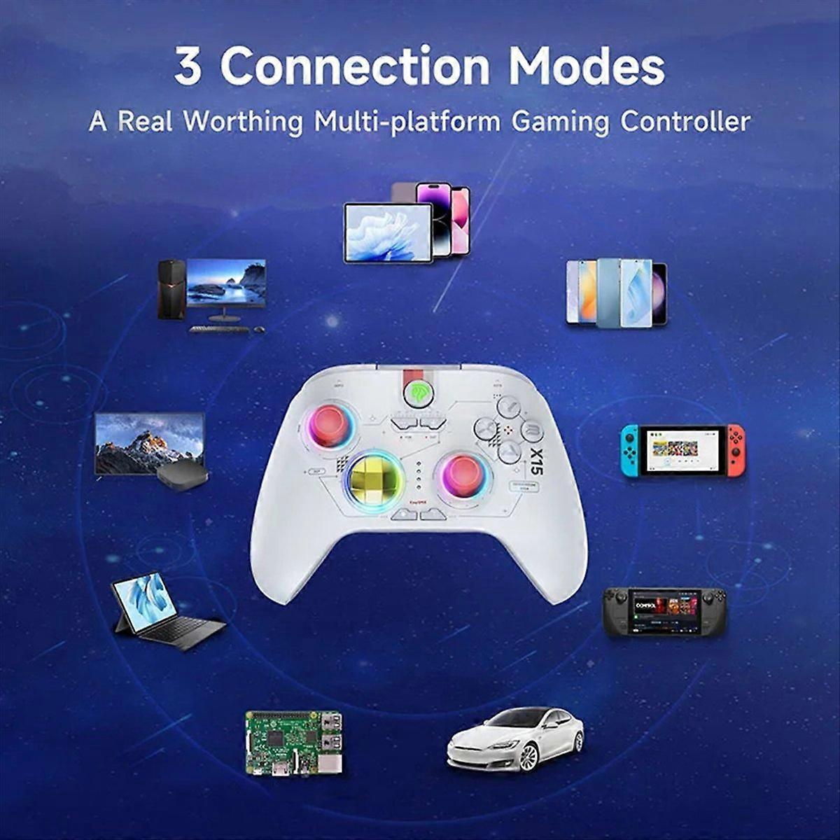 Wireless Game Controller For EasySMX X15 Hall Rocker Hall Gamepad