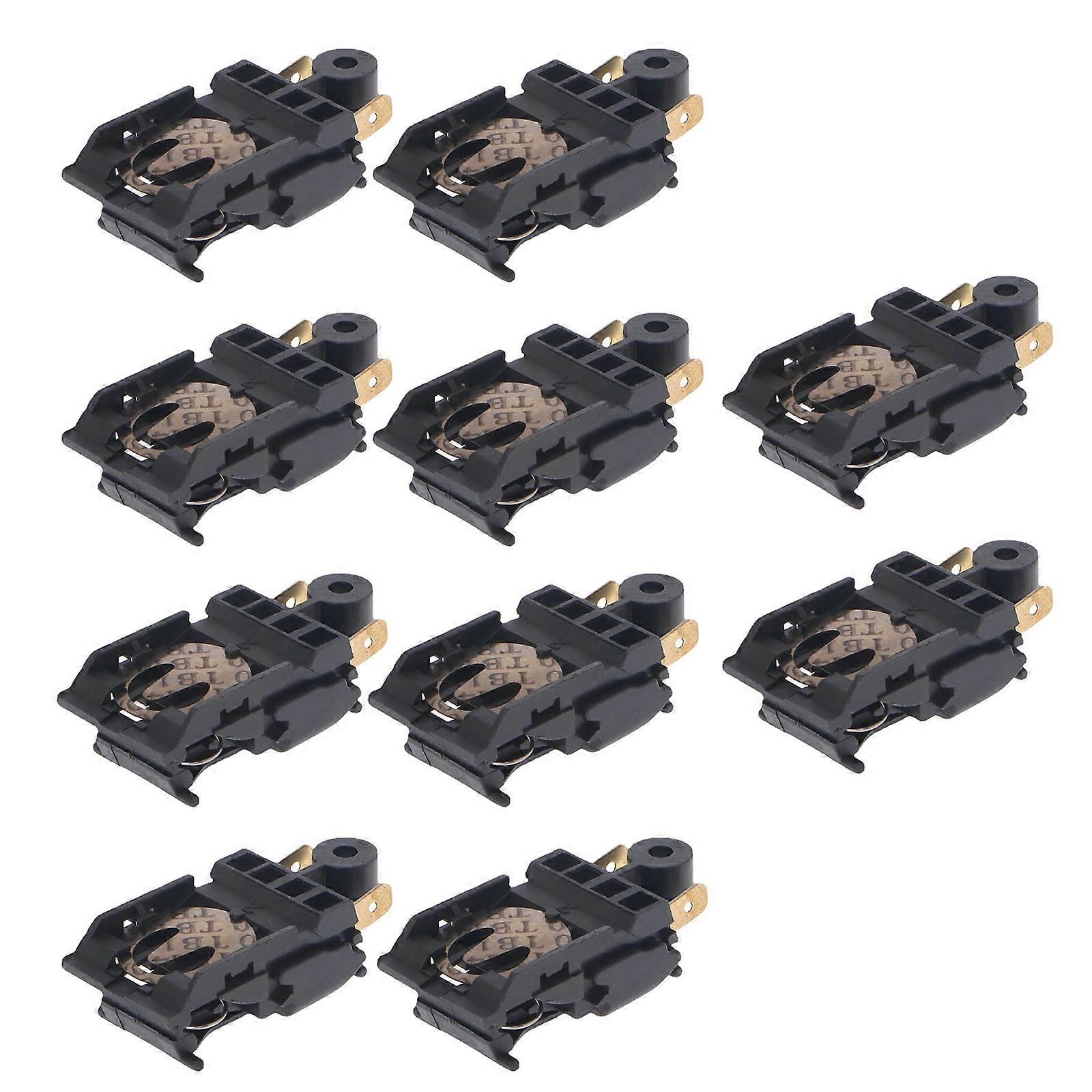 10Pcs/set Electric Kettle Switch 2Pin Kit For Electric Kettle Switch Thermostat Temperature Control Accessories Multicolor