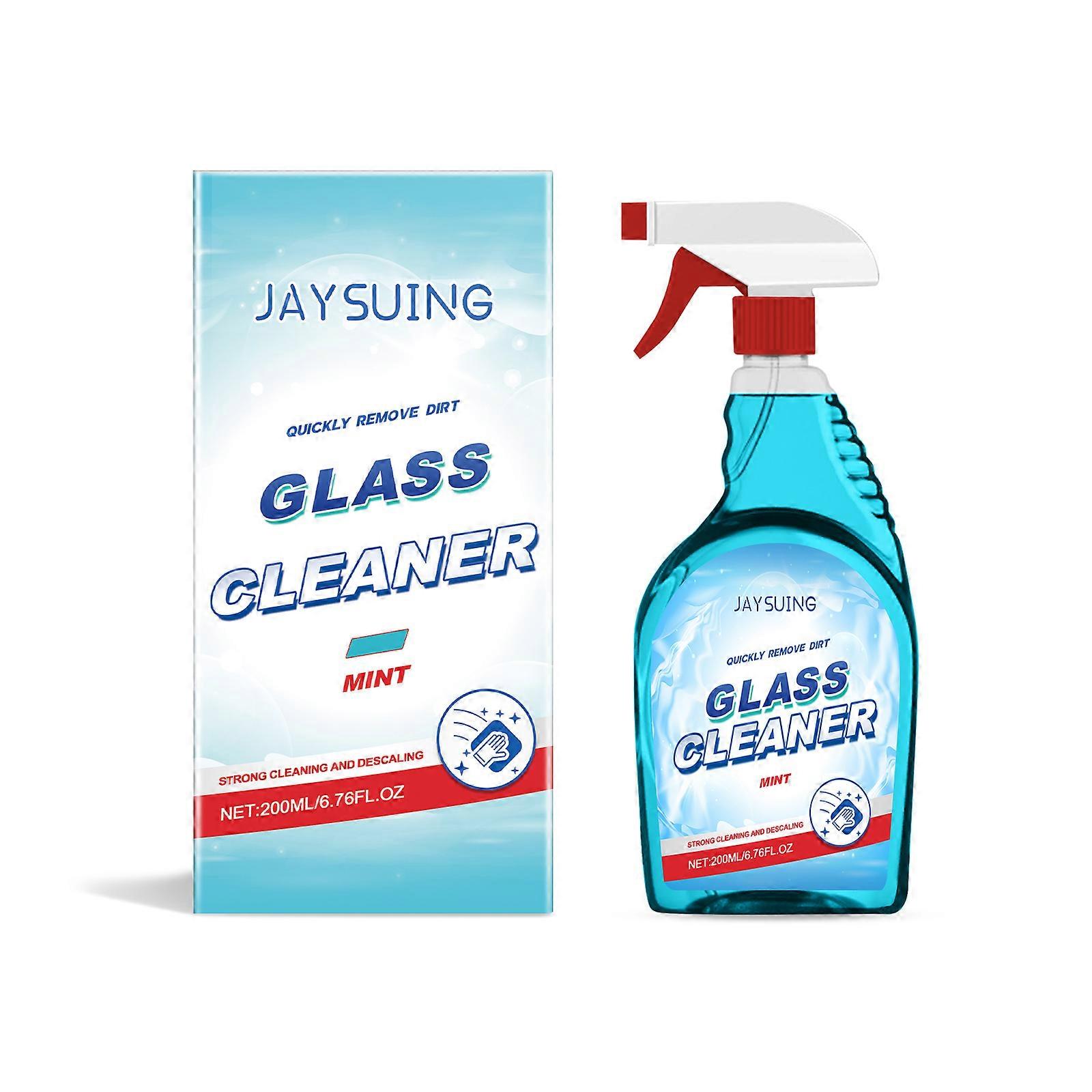 Jaysuing Mint-Scented Glass Cleaner - Removes Grease