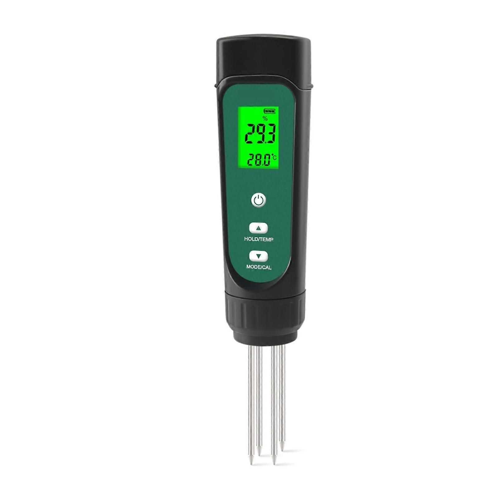 3 In 1 Soil Temperature Meter Moisture Tester For Potted Plants Gardening And Agriculture EC Conductivity Meter