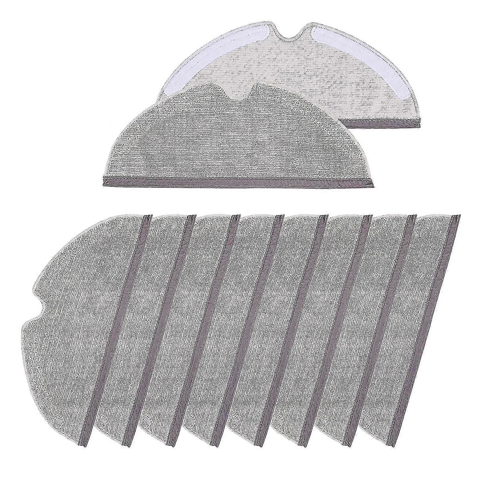 10 Pcs Microfiber Mopping Cloth Compatible For S5 S5 Max S6 S6 Pure S6 Maxv E4 E35 E2 Vacuum Cleane (tangling)