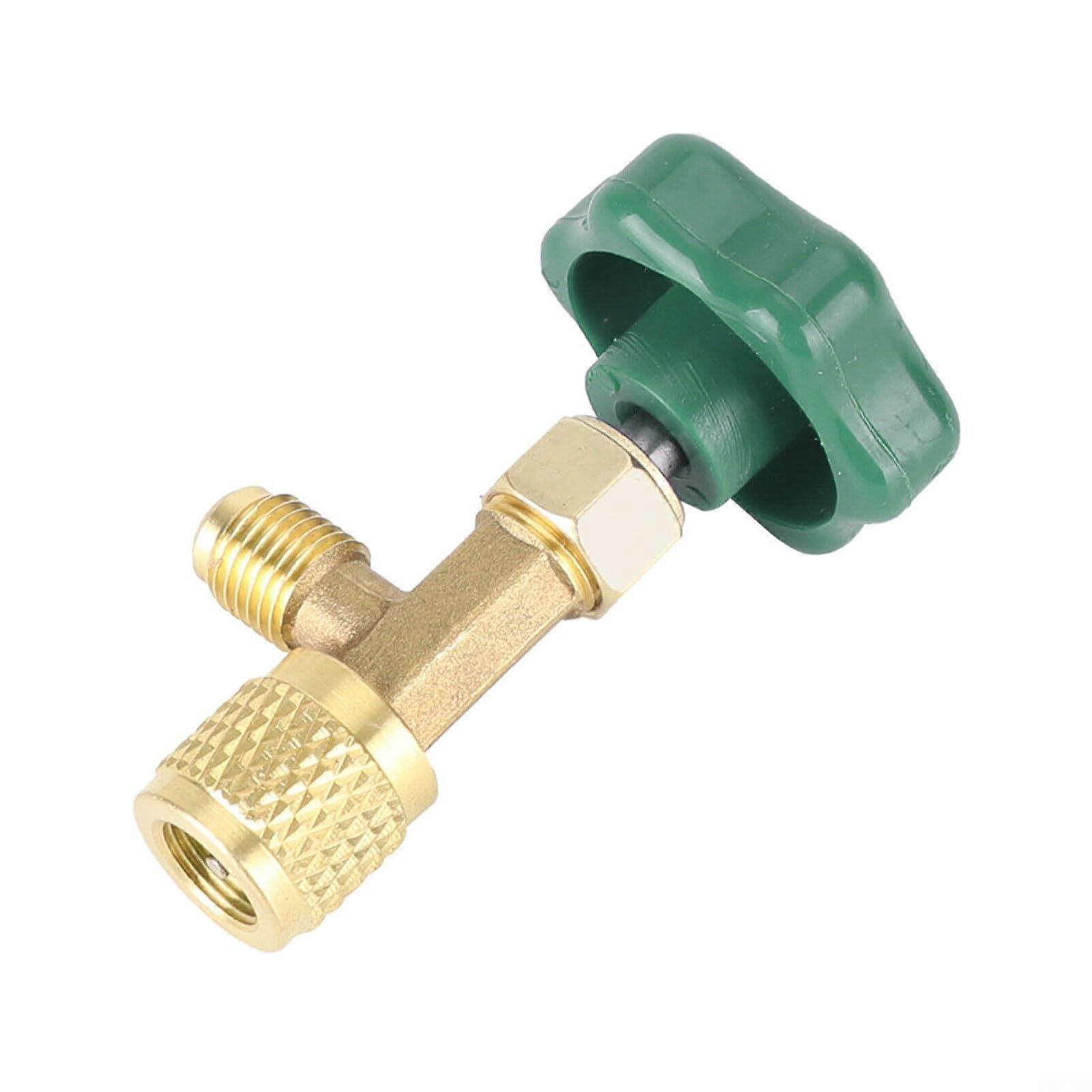 Brass Can Tap Valve Opener Tool For Refrigeration Systems, Durable Brass Construction, Easy Operation