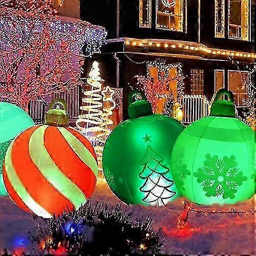 Boule de Noël lumineuse LED de 60 cm pour une utilisation extérieure