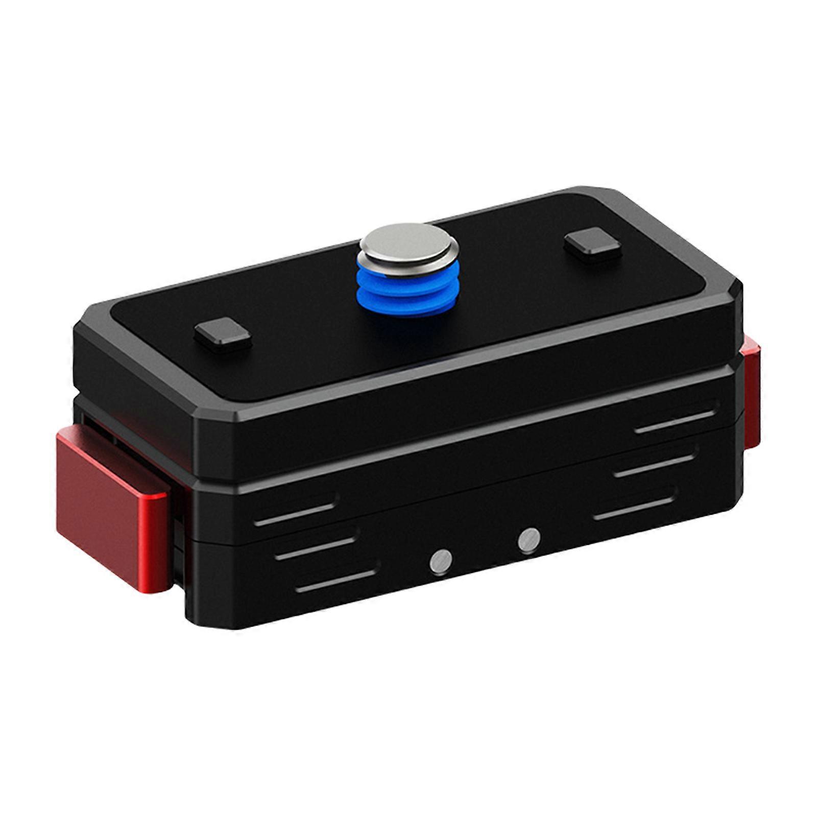 פלטת הרכבה מגנטית למצלמות מתאמים עם הברגה 1/4 אינץ' מבנה סגסוגת אלומיניום ססגוניות