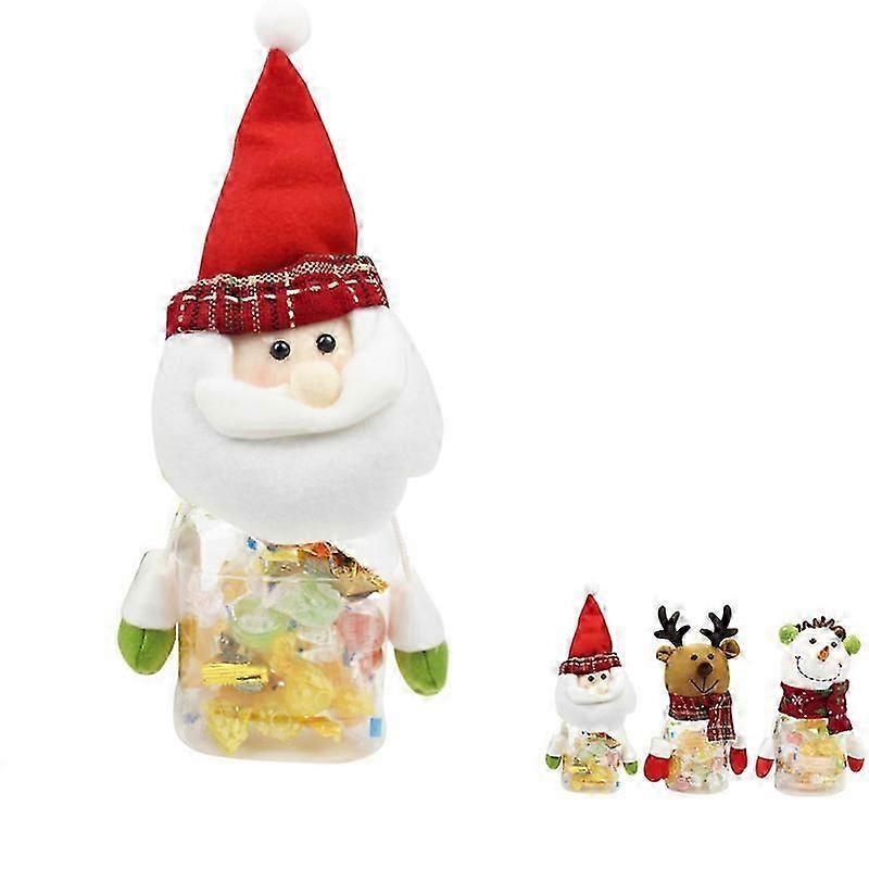 Christmas candy jar Christmas box Christmas candy container Santa snowman elk