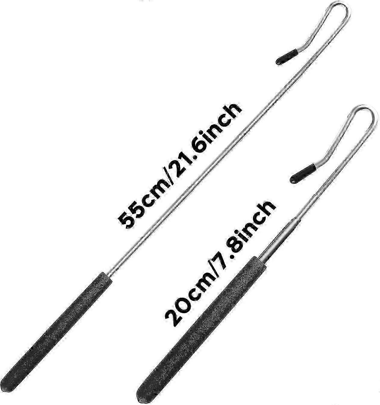 4pcs Adjustable Puppet Control Hand Rod Extendable Metal Puppet Arm Control Sticks Hand Puppet Accessories for Performances Adjustment Rage 20-55