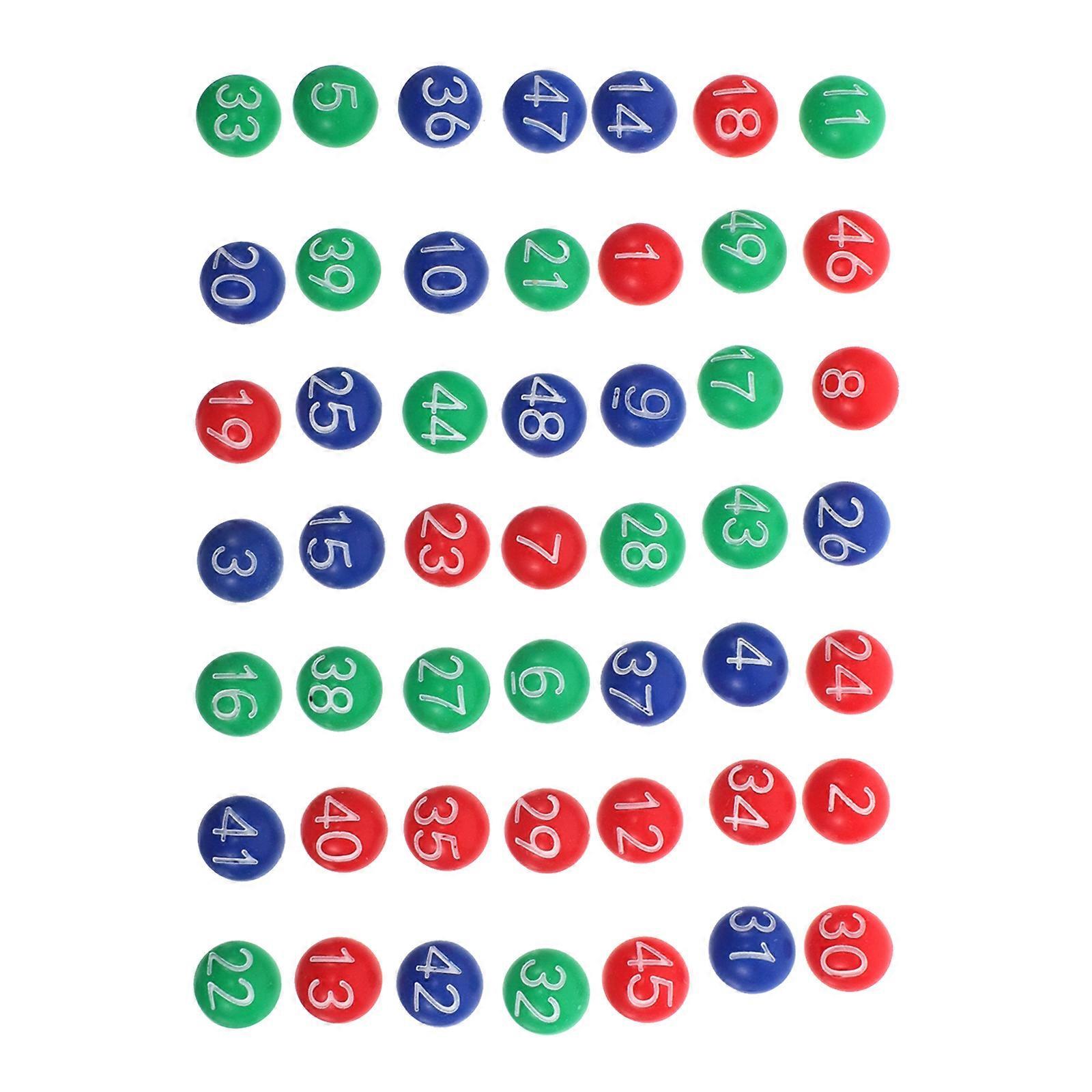 Plastic Balls Colorful Balls for with for Drawing 49Pcs