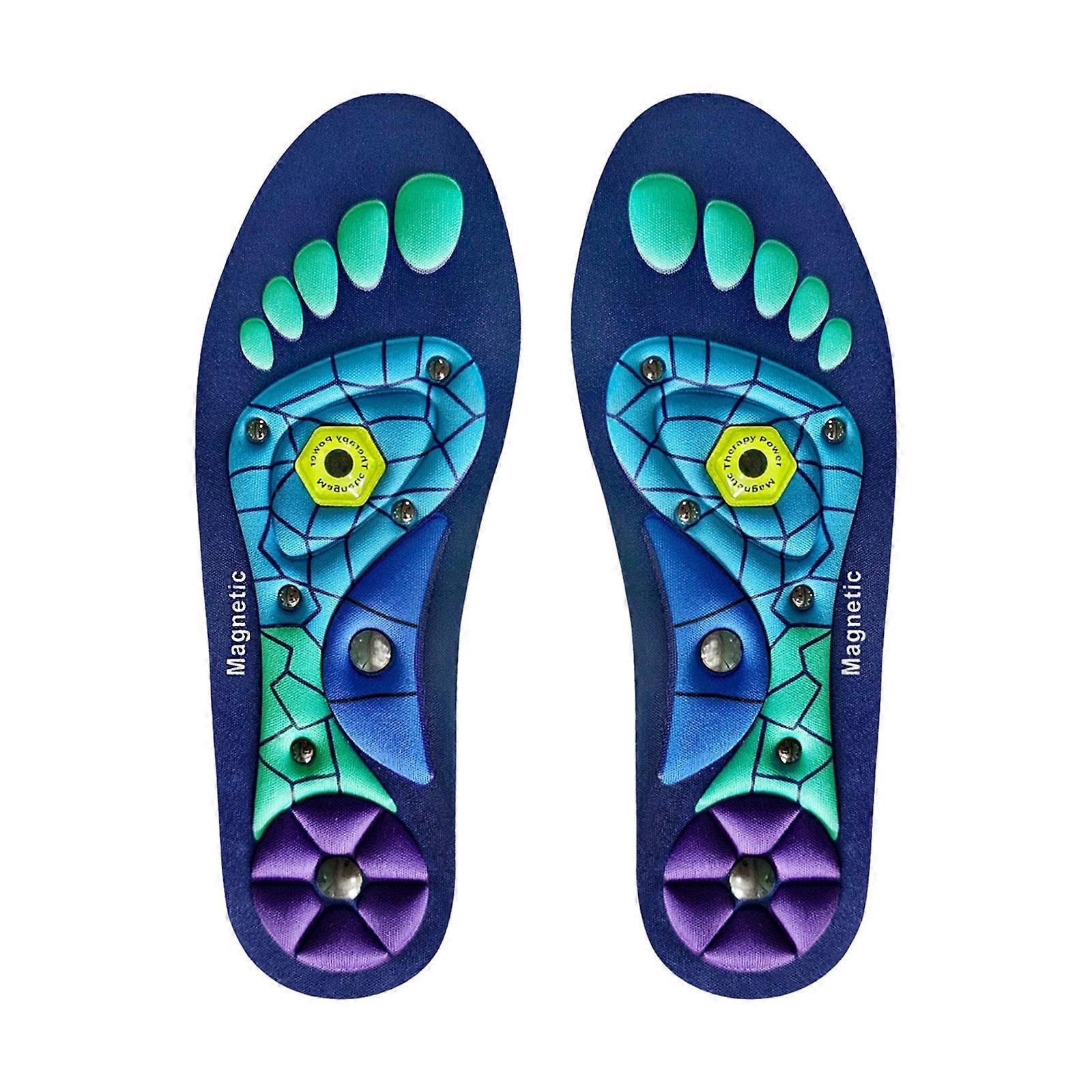 Customizable Magnetic Shoe Insoles For Improved Blood Flow Ergonomic Soft EVA  S