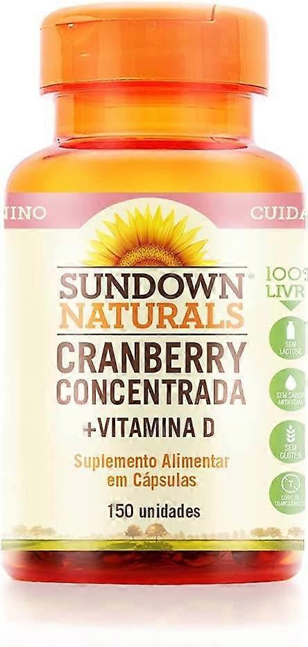 Sundown Naturals Cranberry With D3, Softgels, 150 Ea