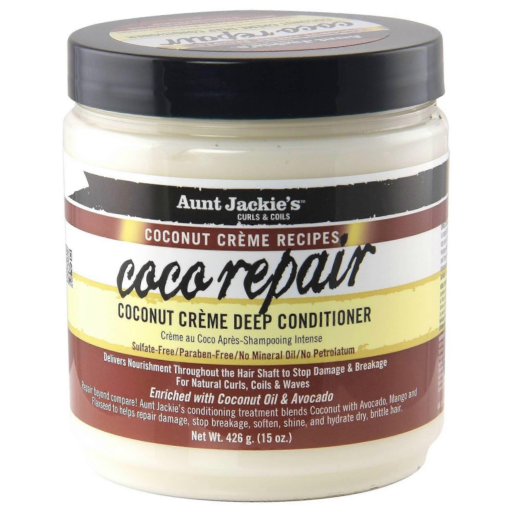 Aunt Jackie's Coco Repair Deep Conditioner, 15 Oz