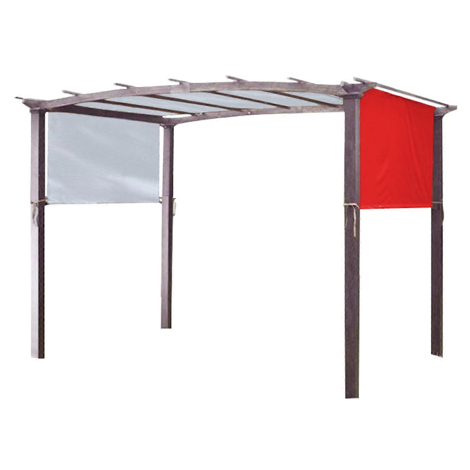 Quick Setups Universal Replacement Gazebo Top Tear Resistant Windproof Design 190T Polyester Fabric For Outdoor Pergola And Backyard Shade  Red