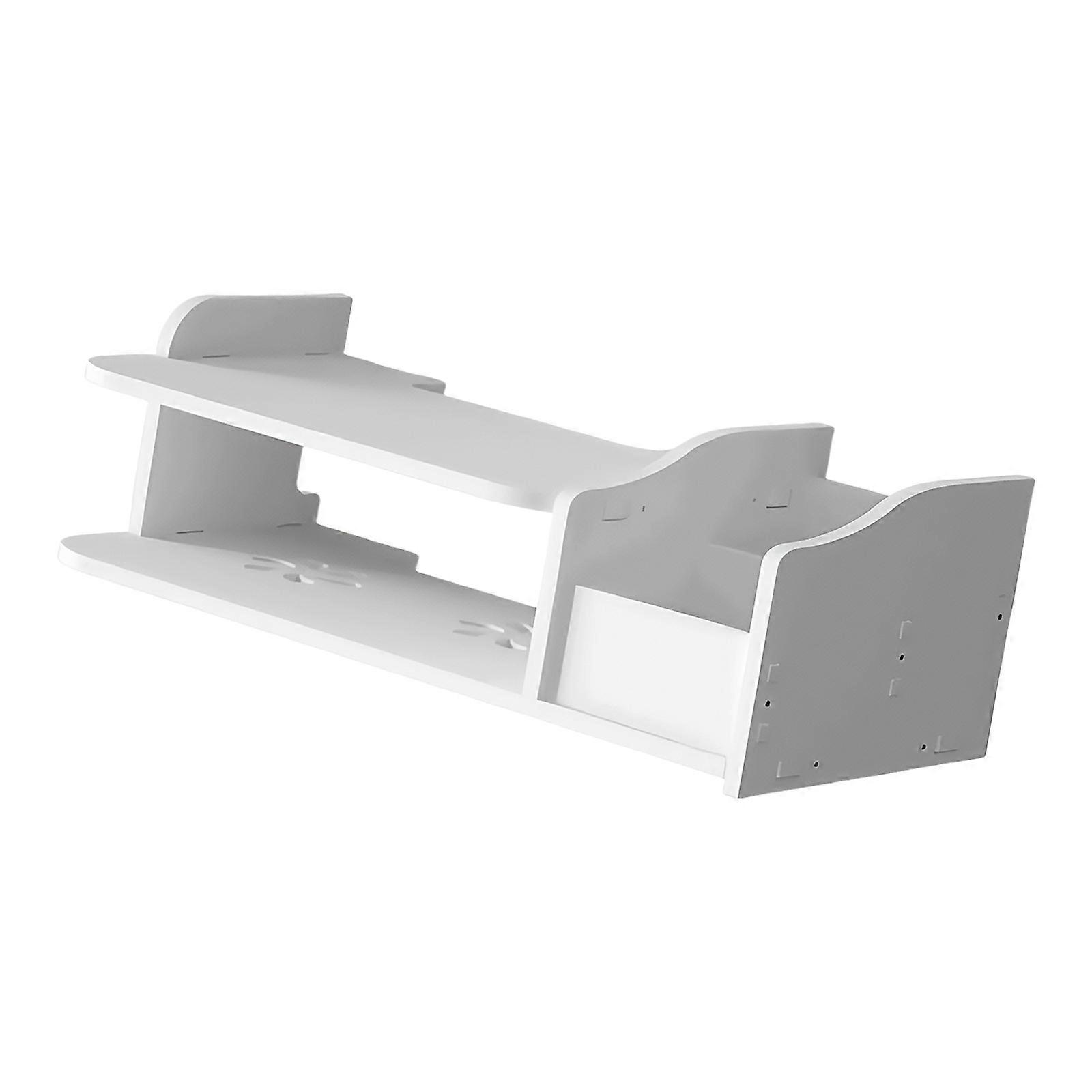 Ventilated Wall Mount Storage Rack For Slide Access Set Exclusive Denial Cavities Required Double Rank Space Saving Wire Organization Structure  40cm