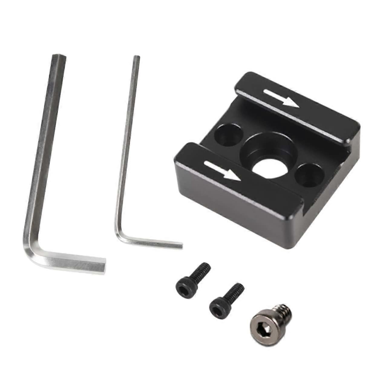 2 Pack Cold Shoe Bracket Adapter for Camera Microphone Monitor Lighting Accessories 2.5x2.5cm