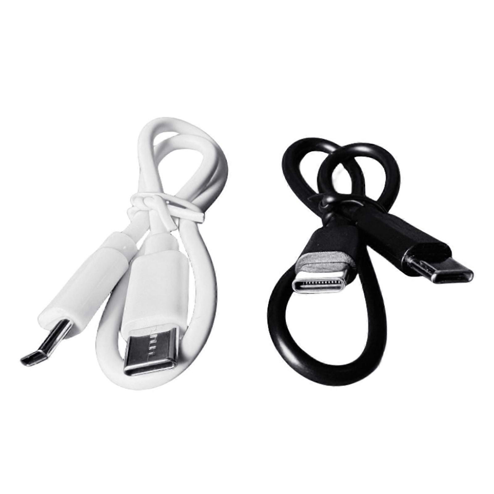 USB Type C Cable Short 30cm Flexible PVC Quick Device Charging Data Sync Multicolor