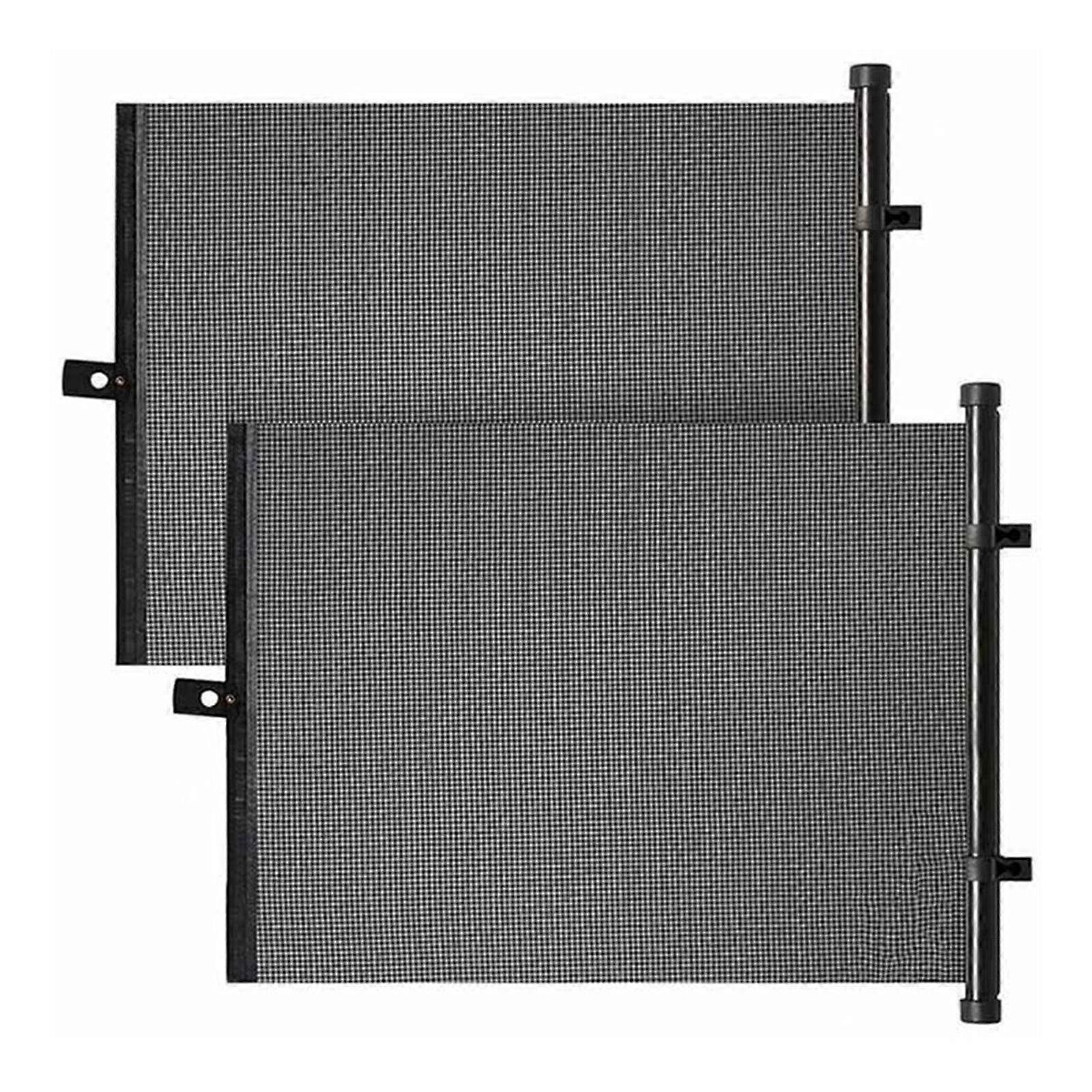 Pack of 2 Car Window Roller Shades Effectively Block Rays and Harsh Sunlight Retractable Window Sun Shade Car Curtain  3