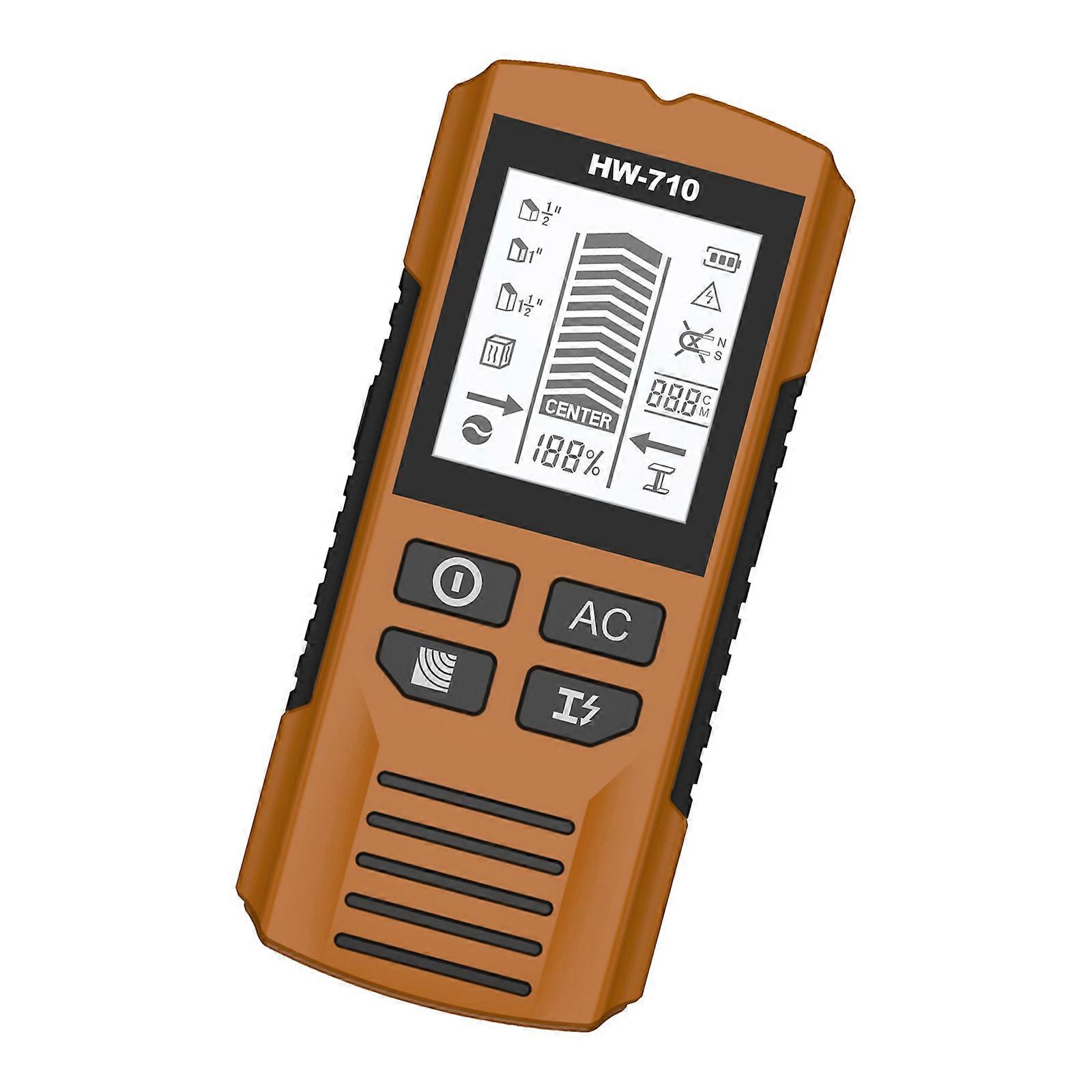 Multifunction  Wall Scanners Studs Finders with Sound  Alerts & Ergonomic Grip Electronic Measuring Instrument for DIY Enthusiasts  Yellow