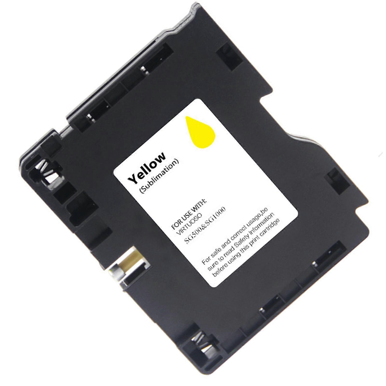 Υψηλής ποιότητας εκτύπωση αξιόπιστων δοχείων μελανιού για εκτυπωτές Sawgrass SG500/SG1000 Φωτεινά χρώματα και σαφή έγγραφα κίτρινο