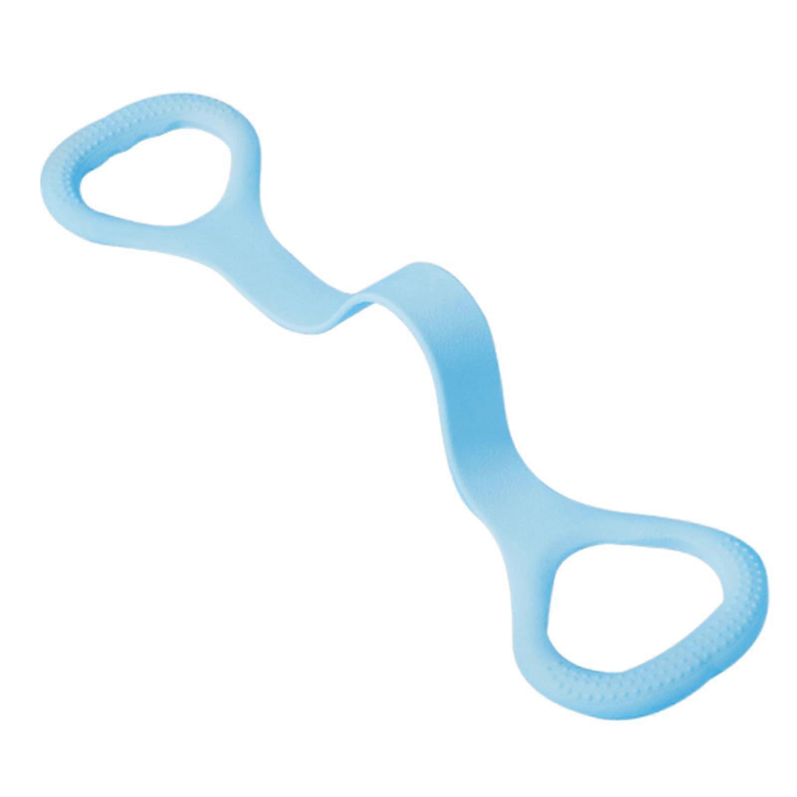 Resistance Bands Pull Rope for Back and Neck Stretch, Yoga Fitness, 8 Level Elastic Training, Blue