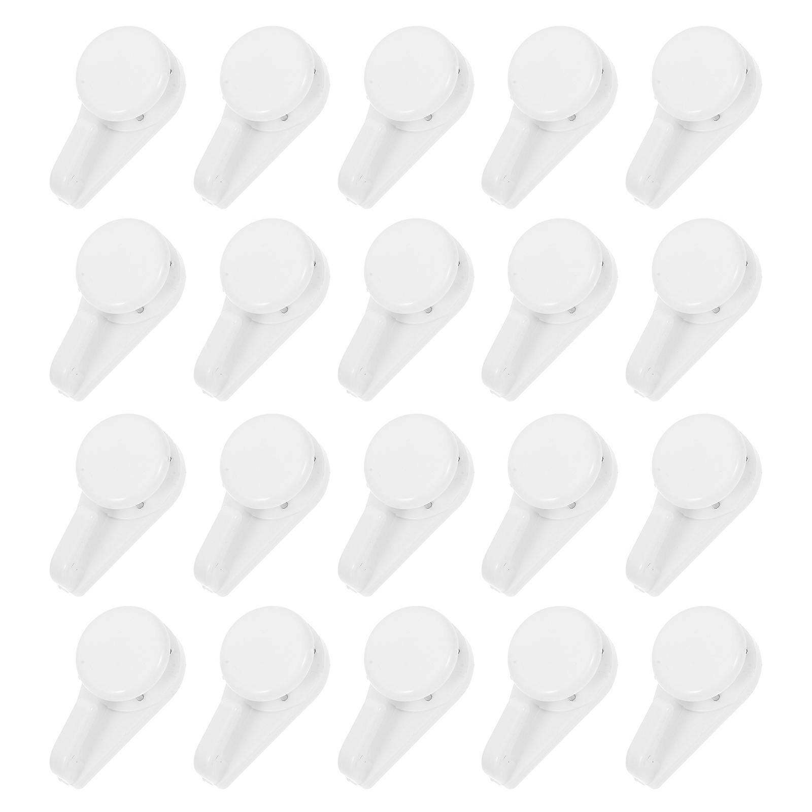Invisible Picture Frame Hooks Plastic Wall Hangers for Hanging 20Sets