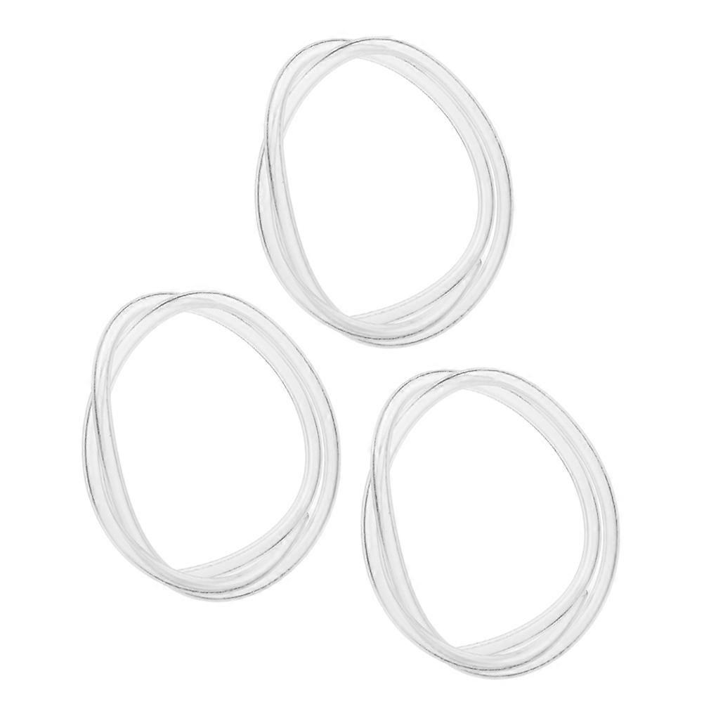 Transparent Water Level Pressure Switch Hose for Washing Machine 3Pcs Pack