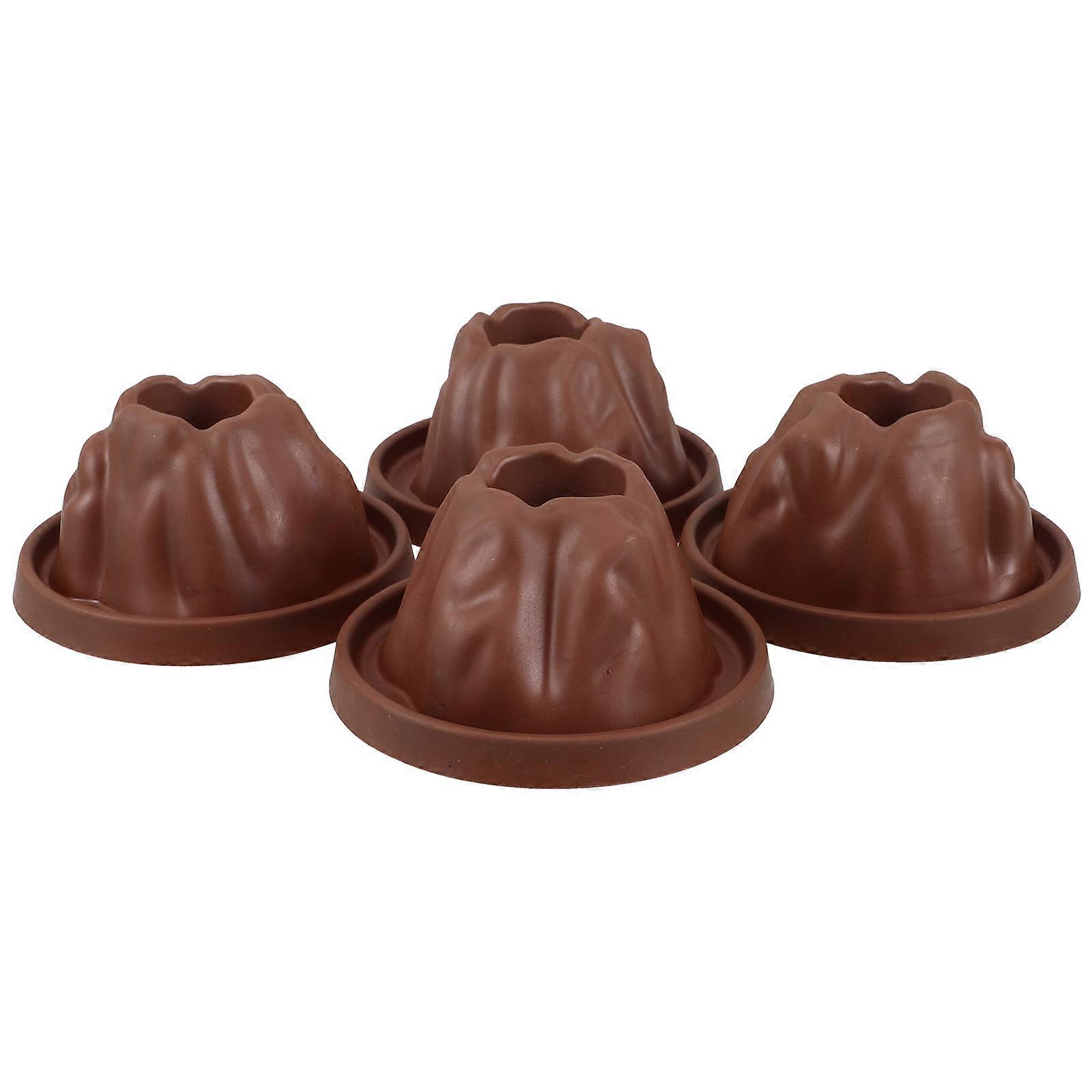 Volcano Model Volcano Experiment Toy for Educational Science 4Pcs Set