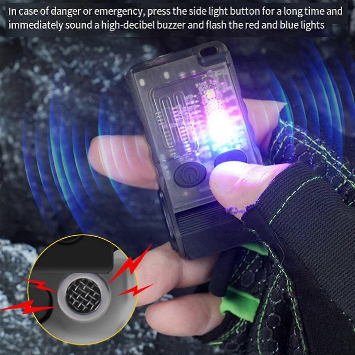 V20 Keychain Flashlight 1000 Lumens USB Rechargeable with Clip