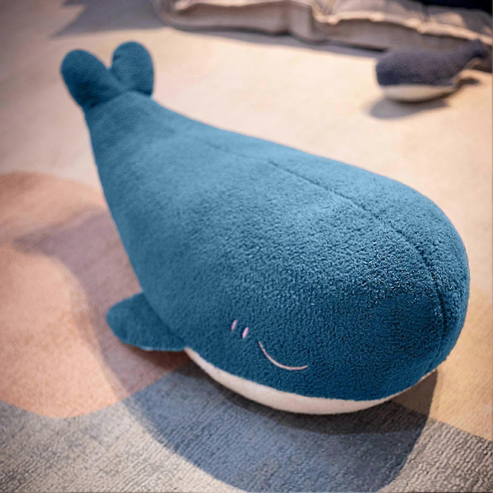 Plush Whale Doll High Simulation Soft Stuffed Decorative Toy Plush Whale Animal Plush Stuffed Toy for Children w