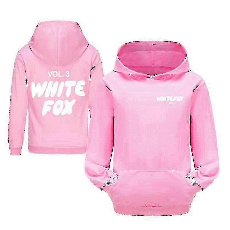 Kids Long Sleeve Pullover Hoodies Featuring a Fox Pocket Design