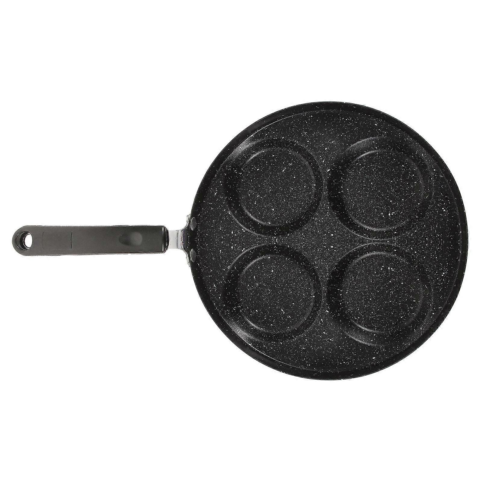 Omelette Pan Frying Pan for Egg Cooking 3Pcs Black Kitchen Use