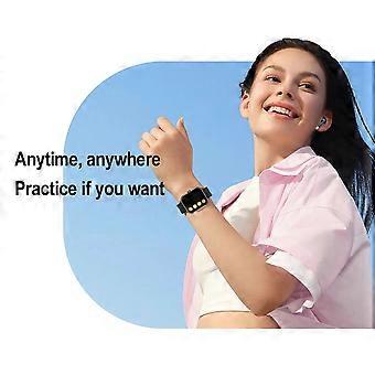 2 in 1 BT Headset BT Anruf Smart Watch NFC Smartwatch Sport Fitness Wasserdicht Herzfrequenz Musik PlayingWeather Kopfhörer