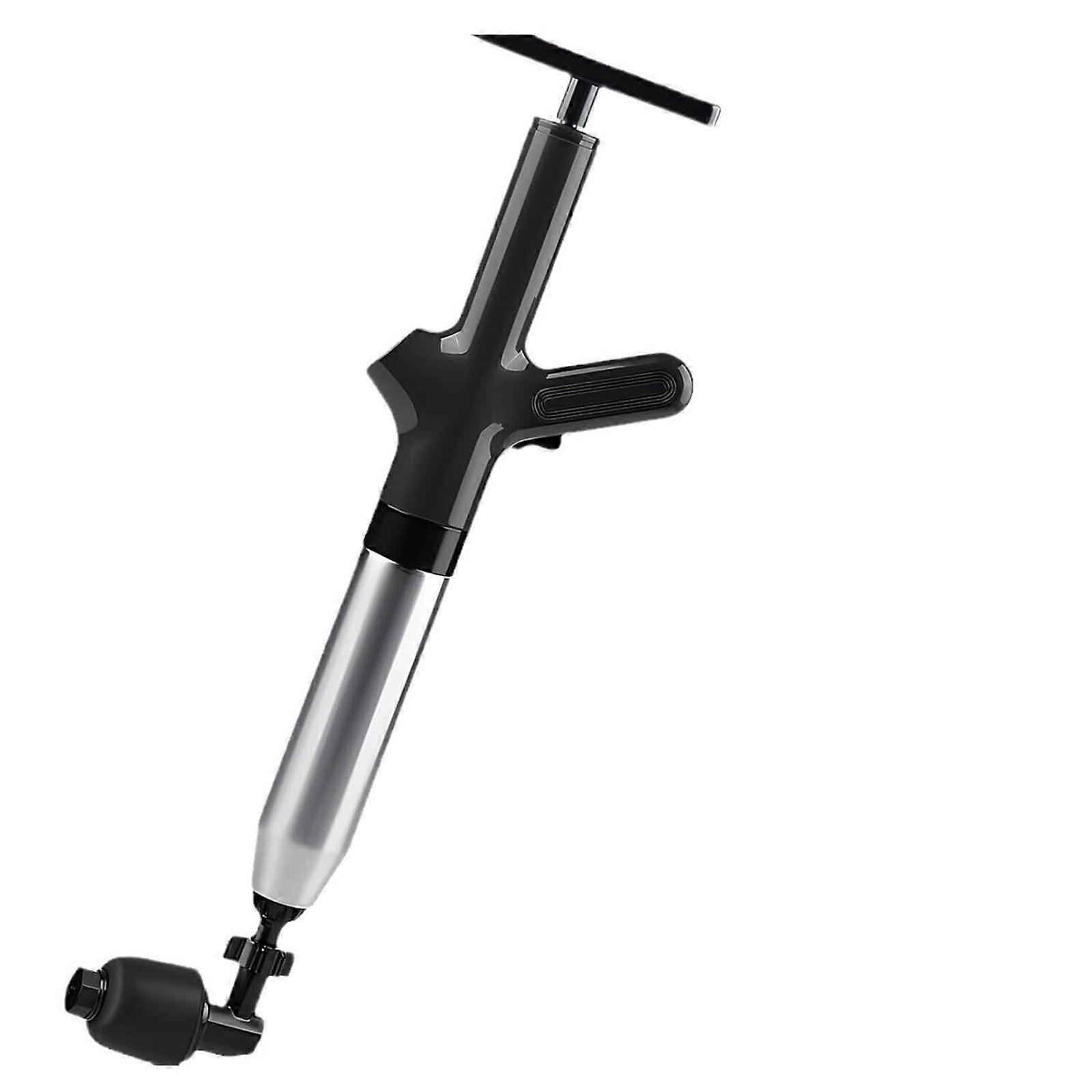 Pipe Unclogging Tool with Powerful Air Pressure, Stainless Steel for Toilet Sink Floor Drain Clogs