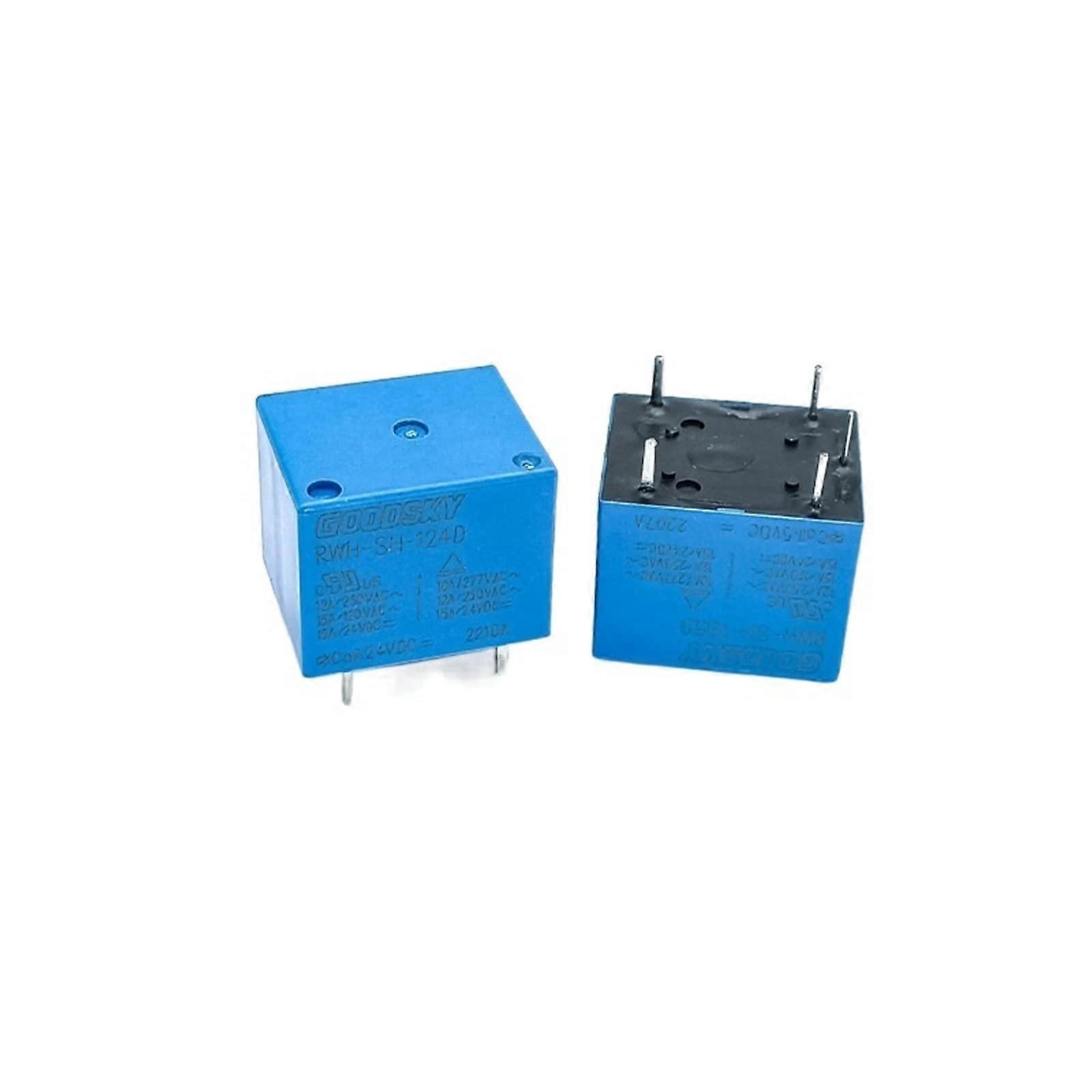 2PC Relay RWH-SH-105D RWH-SH-112D RWH-SH-124D 5 Pins Size RWH-SH-124D for DINZHHENGYIN Applications