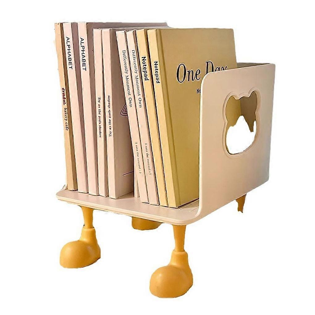 Creative desktop book stand tiered books bookshelf office clutter folder storage rack student dormitory shelves-15003