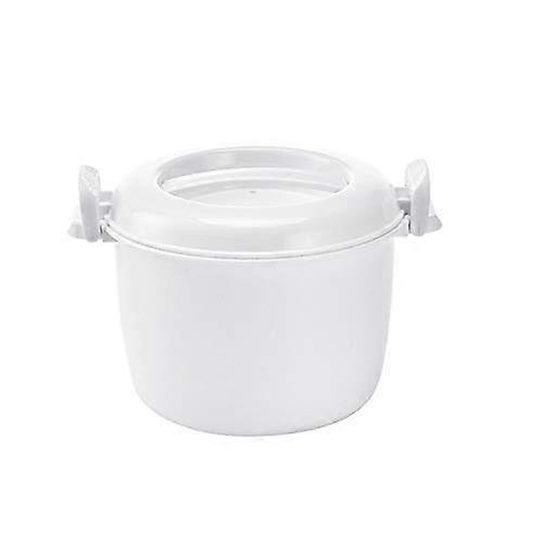 Microwave Rice Cooker with Even Steam Heating, Steamer for Rice and Vegetables, 17.5x21x14cm