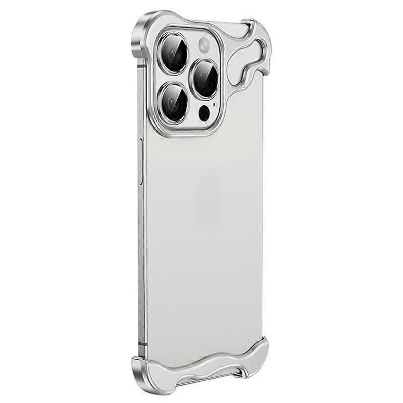 For iPhone 13 Pro Max Bumper Case with Camera Lens Protector No Back No Frame Design