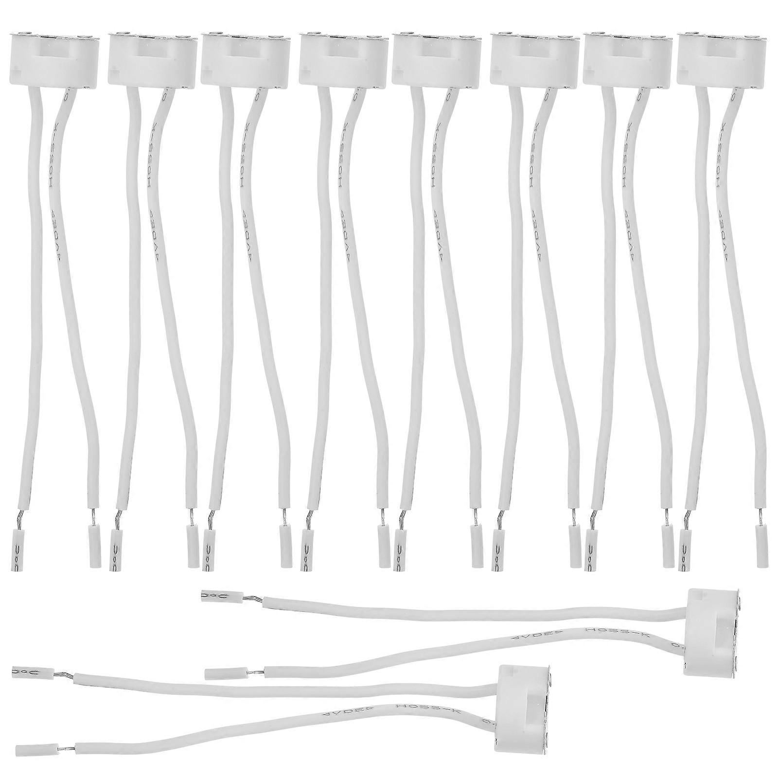 Lamp Bulb Ceramic Holder for Lamp Socket Replacement 10Pcs Plug