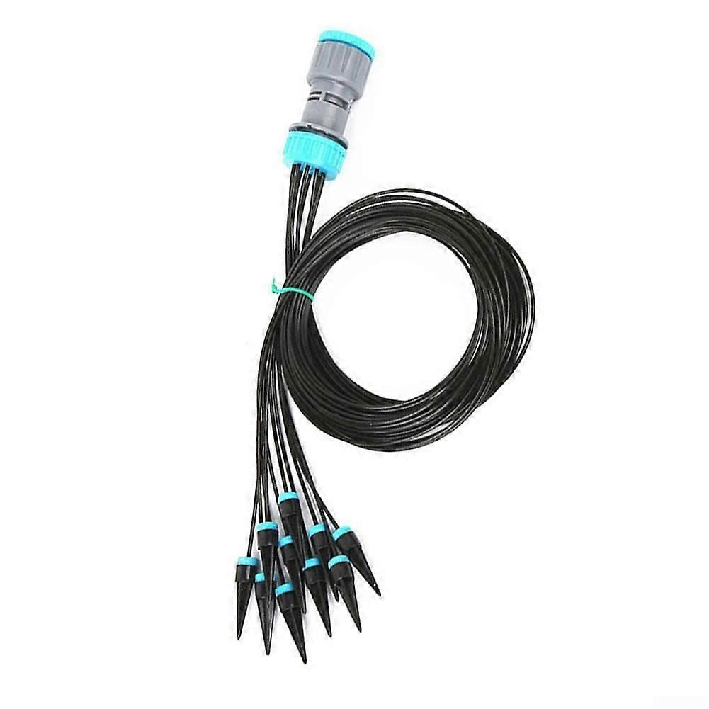 Drip Irrigation Kit with 10 Adjustable Drippers for Precise Root Watering and Automatic Garden Care